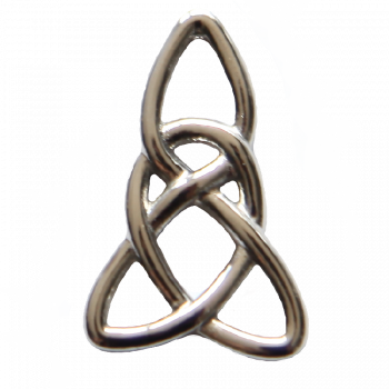Keltischer Knoten aus Edelstahl, Schleifentriquetra